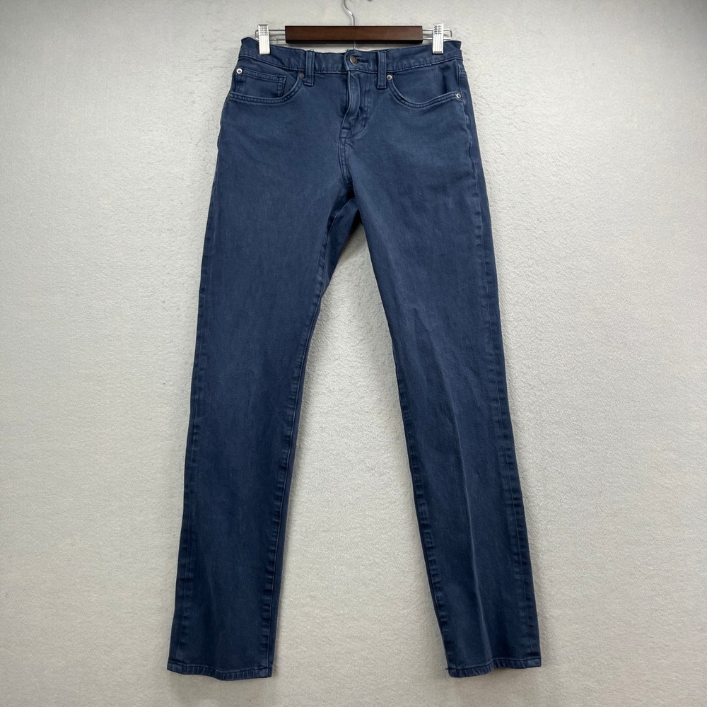 Joes Jeans Skinny Pants Womens 30 Dark Navy Blue Slim Fit Stretch Casual Canvas
